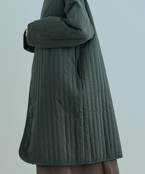 Kelen（ケレン）の「「KELEN / ケレン」LOUP / QUILTING DESIGN COAT（ダウンジャケット/コート・レディース・ブラック/ネイビー/アイボリー・S/M）」の14枚目の写真