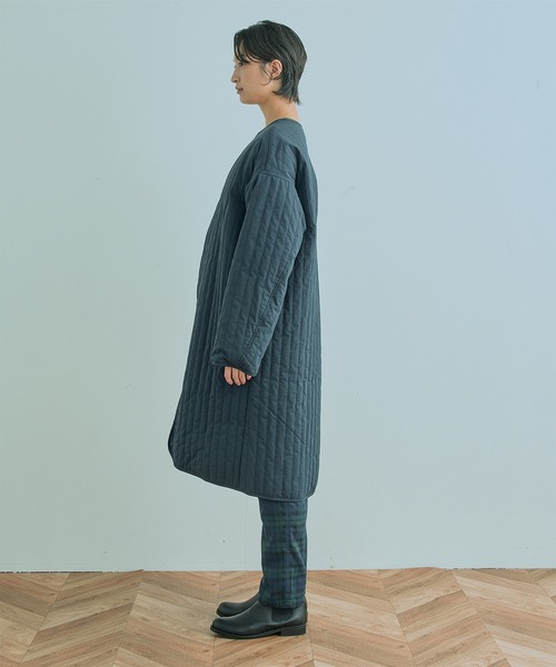 Kelen（ケレン）の「「KELEN / ケレン」LOUP / QUILTING DESIGN COAT（ダウンジャケット/コート・レディース・ブラック/ネイビー/アイボリー・S/M）」の19枚目の写真