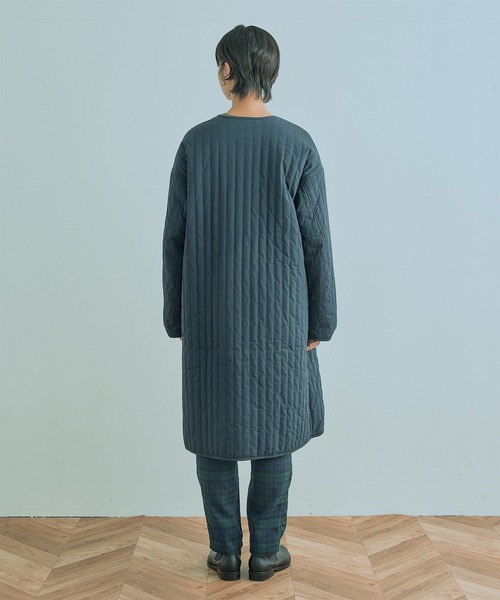 Kelen（ケレン）の「「KELEN / ケレン」LOUP / QUILTING DESIGN COAT（ダウンジャケット/コート・レディース・ブラック/ネイビー/アイボリー・S/M）」の6枚目の写真