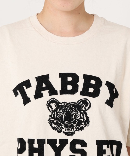 MIXTA（ミクスタ）の「《別注》【MIXTA/ミクスタ】TABBY PHYS.ED CREW S/S T SHRTS：Tシャツ（Tシャツ/カットソー・レディース・ネイビー/ブラウン/ナチュラル・MEDIUM）」の16枚目の写真
