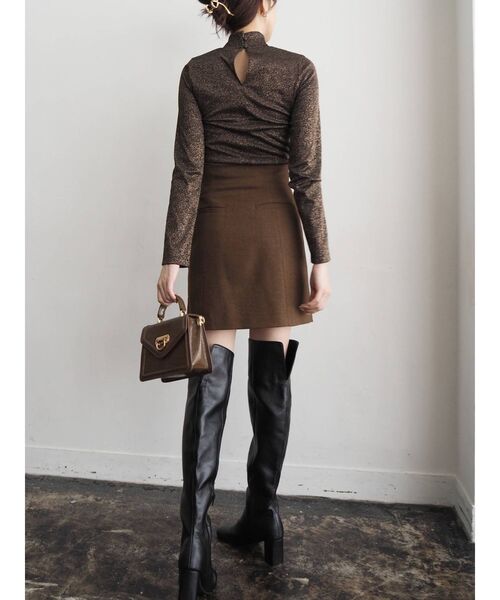 EVRIS(エヴリス)の「クロコライクハンドバッグ(ハンドバッグ・レディース・ブラック/パープル/ブラウン/ブルー・FREE)」の13枚目の写真