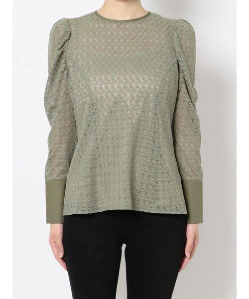 LAGUNAMOON（ラグナムーン）の「レーステキスタイルブラウス（シャツ/ブラウス・レディース・ホワイト/ブラック/カーキ・FREE）」の15枚目の写真