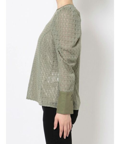 LAGUNAMOON（ラグナムーン）の「レーステキスタイルブラウス（シャツ/ブラウス・レディース・ホワイト/ブラック/カーキ・FREE）」の18枚目の写真