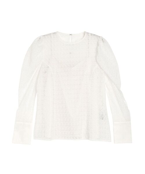 LAGUNAMOON（ラグナムーン）の「レーステキスタイルブラウス（シャツ/ブラウス・レディース・ホワイト/ブラック/カーキ・FREE）」の22枚目の写真