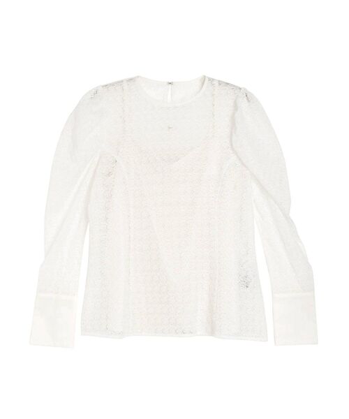 LAGUNAMOON（ラグナムーン）の「レーステキスタイルブラウス（シャツ/ブラウス・レディース・ホワイト/ブラック/カーキ・FREE）」の20枚目の写真