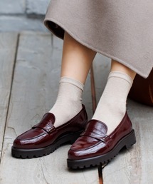 HIMIKO | 【HIMIKO】【撥水】トラックソールエナメルローファー/621308(ローファー)