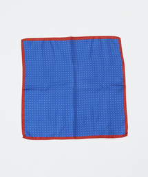 ABAHOUSE（アバハウス）の「【イタリア製】ドット柄チーフ（ハンカチ/ハンドタオル）」