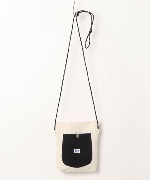 Lee（リー）の「【Lee】ポーチショルダーバッグ（ショルダーバッグ・レディース・ベージュ/サックスブルー/ブラック×ホワイト・ONE SIZE）」の9枚目の写真