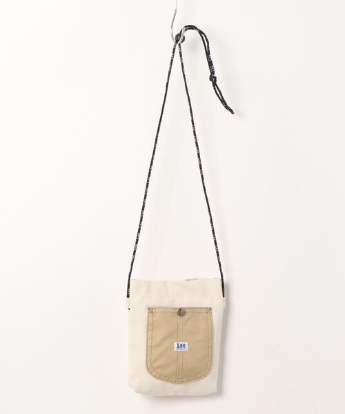 Lee（リー）の「【Lee】ポーチショルダーバッグ（ショルダーバッグ・レディース・ベージュ/サックスブルー/ブラック×ホワイト・ONE SIZE）」の10枚目の写真
