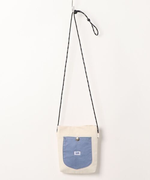Lee（リー）の「【Lee】ポーチショルダーバッグ（ショルダーバッグ・レディース・ベージュ/サックスブルー/ブラック×ホワイト・ONE SIZE）」の11枚目の写真