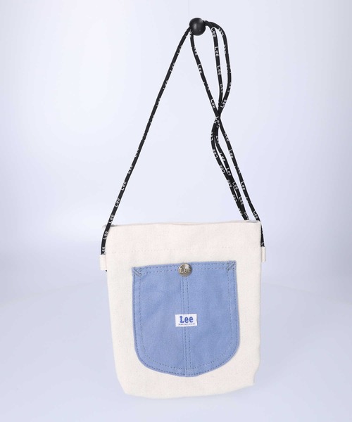 Lee（リー）の「【Lee】ポーチショルダーバッグ（ショルダーバッグ・レディース・ベージュ/サックスブルー/ブラック×ホワイト・ONE SIZE）」の7枚目の写真