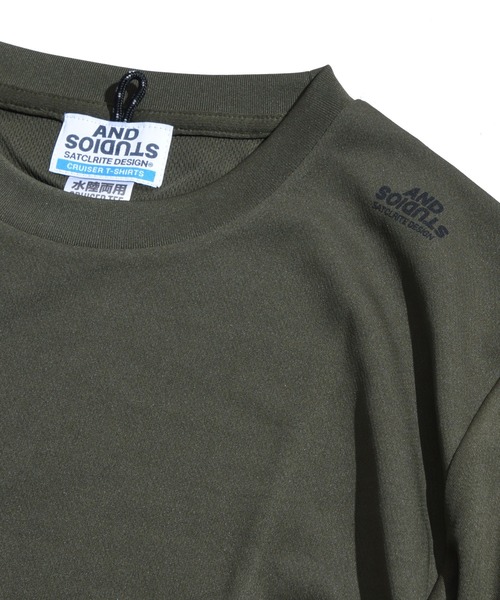 Satellite（サテライト）の「【SATELLITE(サテライト)】CRUISER TEE PAISLEY / ワイドシルエット / 吸汗速乾/ ドライフィット（Tシャツ/カットソー・メンズ・ブラック/ダークグリーン/ブラウン系その他・M/L）」の8枚目の写真