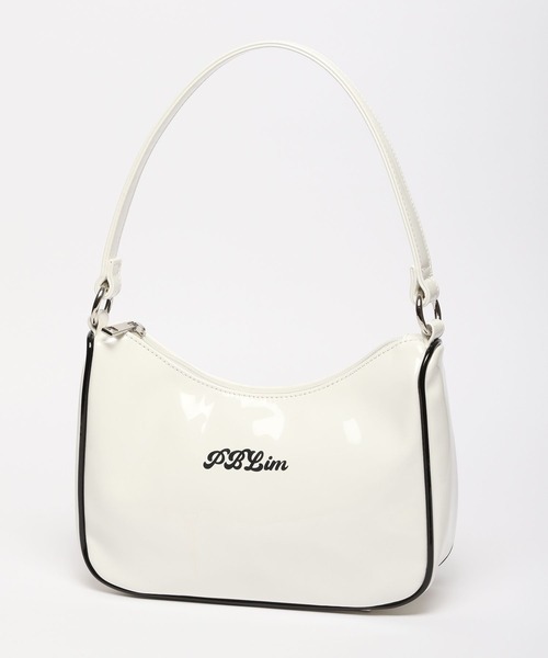 PBLIM(ページボーイリム)の「PAGEBOYLIM/エナメルバック(ハンドバッグ・レディース・ホワイト/ブラック・FREE)」の6枚目の写真