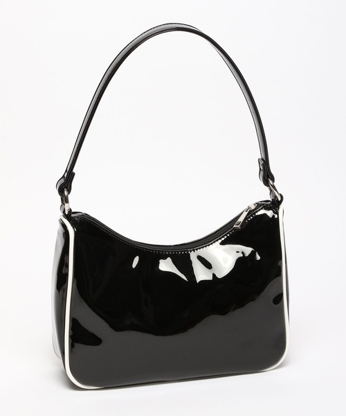 PBLIM(ページボーイリム)の「PAGEBOYLIM/エナメルバック(ハンドバッグ・レディース・ホワイト/ブラック・FREE)」の9枚目の写真