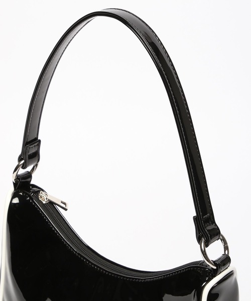 PBLIM(ページボーイリム)の「PAGEBOYLIM/エナメルバック(ハンドバッグ・レディース・ホワイト/ブラック・FREE)」の11枚目の写真