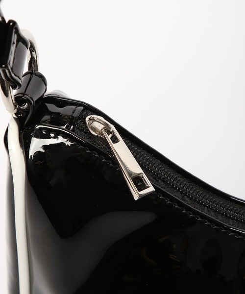 PBLIM(ページボーイリム)の「PAGEBOYLIM/エナメルバック(ハンドバッグ・レディース・ホワイト/ブラック・FREE)」の13枚目の写真