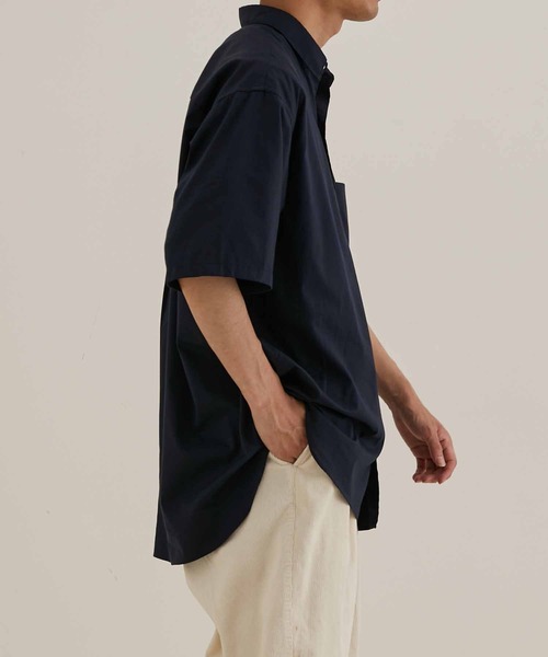 ADAM ET ROPE'(アダムエロペ)の「ビッグシルエット レギュラーカラー アソート HSシャツ(シャツ/ブラウス・メンズ・ネイビー/ブルー系その他・M/L)」の21枚目の写真