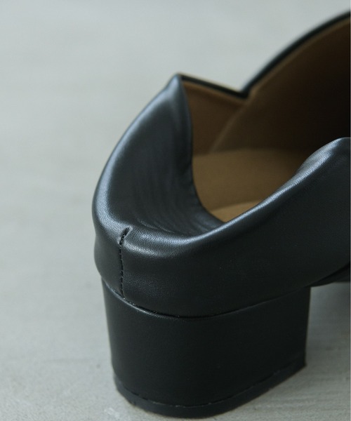 NEUNA（ヌナ）の「【毎日履いても靴擦れしない！】【ふかふかソール！】２WAYラウンドローファー/バブーシュ（ローファー・レディース・ブラック・SMALL/MEDIUM/LARGE）」の6枚目の写真