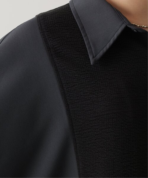 DOUBLE NAME（ダブルネーム）の「ショート丈異素材シャツ（シャツ/ブラウス・レディース・ブラック/イエロー/キナリ・FREE）」の20枚目の写真