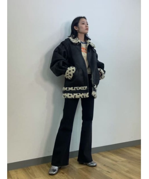 SLY(スライ)の「MINIMAL ROUND TOE BOOTS ミニマル ラウンドトゥ ブーツ(ブーツ・レディース・ブラック/シルバー・SMALL/MEDIUM/LARGE)」の19枚目の写真