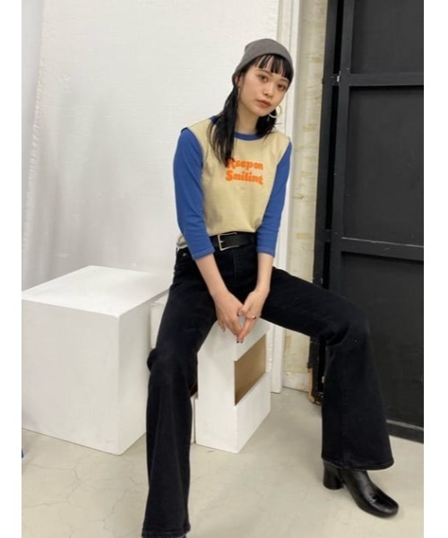 SLY(スライ)の「MINIMAL ROUND TOE BOOTS ミニマル ラウンドトゥ ブーツ(ブーツ・レディース・ブラック/シルバー・SMALL/MEDIUM/LARGE)」の20枚目の写真