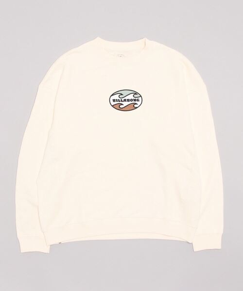 BILLABONG（ビラボン）の「BILLABONG/ビラボン  ビッグシルエット/オーバーサイズ/無地ワンポイントロゴスウェット  BC014-003（スウェット・レディース・ホワイト/ブラック・M/L）」の14枚目の写真