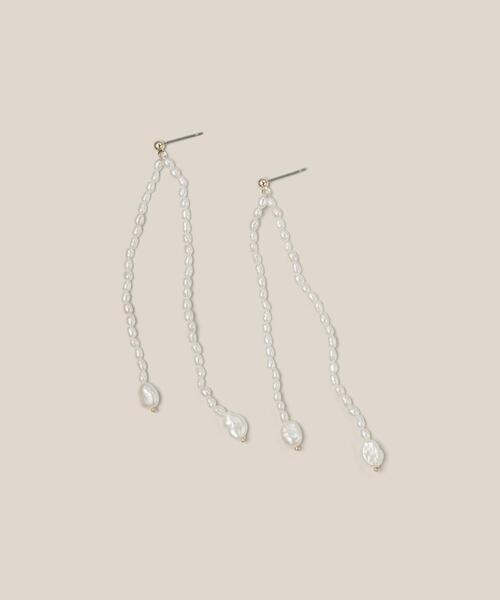 【別注】＜graey (グレイ)＞淡水パール ピアス