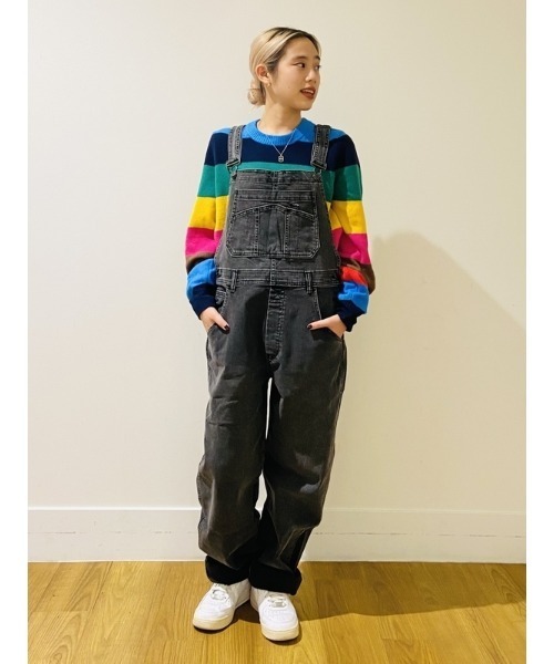 【最終値下げ】  90's メンズ オーバーオール セール】ウォッシュウェル '90s ルーズフィット オーバーオール