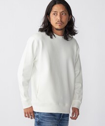 *SHIPS: ハイゲージ ポンチ クルーネック プルオーバー カットソー