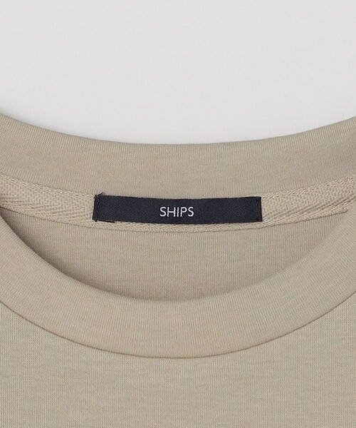 SHIPS(シップス)の「*SHIPS: ハイゲージ ポンチ クルーネック プルオーバー カットソー(スウェット・メンズ・ベージュ/ネイビー/オフホワイト/ダークグレー・SMALL/MEDIUM/LARGE/X-LARGE)」の21枚目の写真