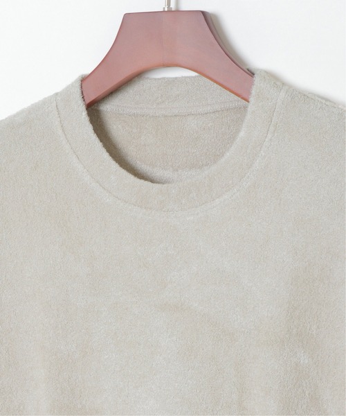 sleeping.com（スリーピングドットコム）の「オリジナルの香り付き素材 メンズ・ゆるふわダブルパイルカットソー半袖トップス（ルームウェア/パジャマ・メンズ・ベージュ/ネイビー/オリーブ/スカイブルー・ﾌﾘ-）」の8枚目の写真