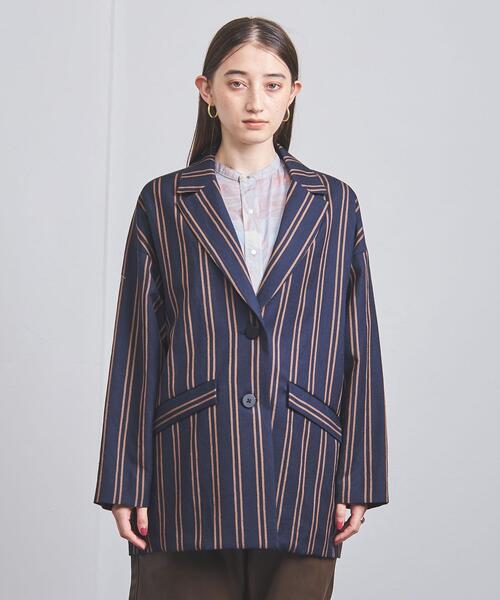 TICCA＞ストライプ ジャケット テーラードジャケット