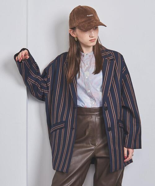 TICCA＞ストライプ ジャケット テーラードジャケット