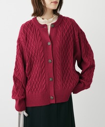 Green　Parks | ケーブル釦カーディガン(カーディガン/ボレロ)