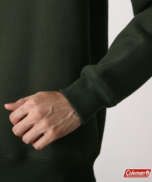 COLEMAN（コールマン）の「◆【Coleman/コールマン別注】レトロワッペンバック刺繍スウェットトレーナー（スウェット・メンズ・ダークグリーン/ネイビー/オフホワイト・02/03/04）」の9枚目の写真