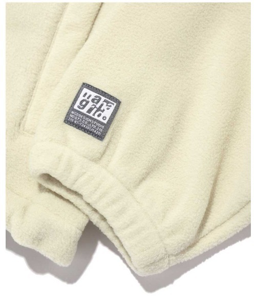 MAHAGRID(マハグリッド)の「『mahagrid/マハグリッド』MICRO FLEECE JACKET/マイクロフリースジャケット(ブルゾン・レディース・ブラック/ネイビー/グレー/アイボリー・M/L/S)」の10枚目の写真