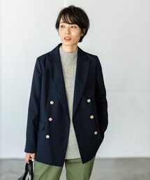 THE SHOP TK  | 【洗える/ウール混】ダブルジャケット(テーラードジャケット)