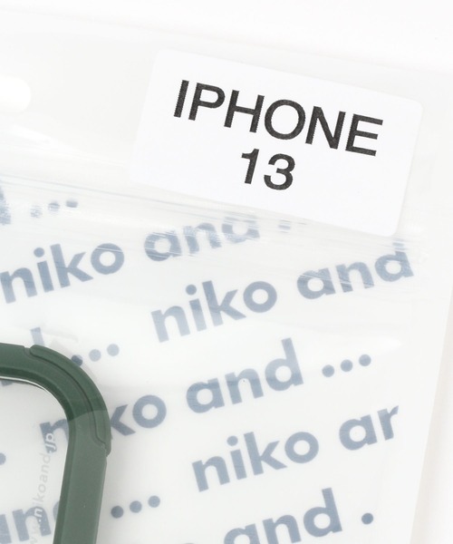 niko and...（ニコアンド）の「オリジナルニコロゴiPhoneケース(iPhone13)（スマホケース/カバー・レディース・ホワイト/グレー/グリーン/アイボリー・0）」の10枚目の写真