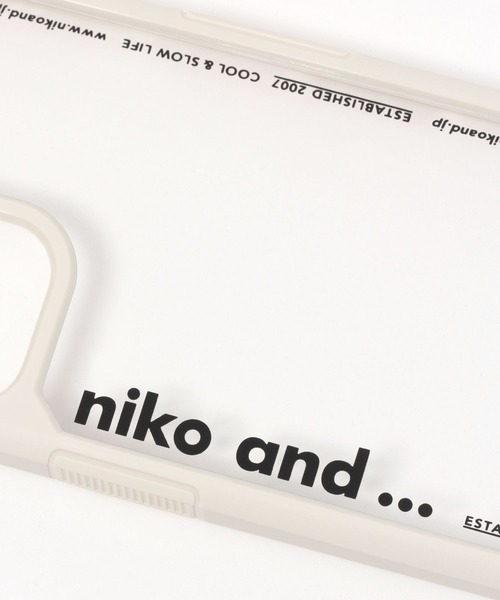 niko and...（ニコアンド）の「オリジナルニコロゴiPhoneケース(iPhone13)（スマホケース/カバー・レディース・ホワイト/グレー/グリーン/アイボリー・0）」の17枚目の写真