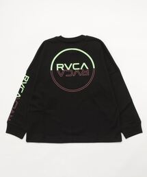 RVCA | RVCA キッズ HALF WAY LT ロングスリーブＴシャツ【2022年秋冬モデル】/ルーカバックプリント長袖ロンT(Tシャツ/カットソー)