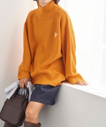 U.S. POLO ASSN. | U.S. POLO ASSN. /ユーエスポロアッスン 別注 ワンポイント刺繍 ルーズタートルネックニットプルオーバー(ニット/セーター)