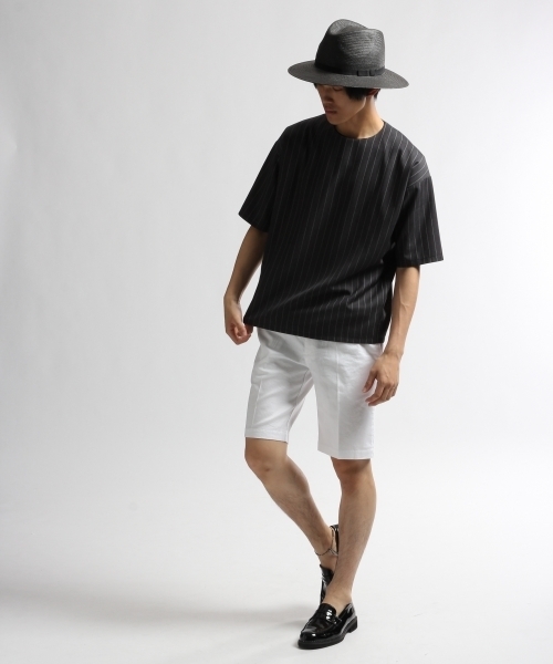 HARE（ハレ）の「フレンチリネンショーツ(HARE)（その他パンツ・メンズ・オフホワイト/グレー/ブルー/ブラック・SMALL/LARGE/MEDIUM）」の15枚目の写真