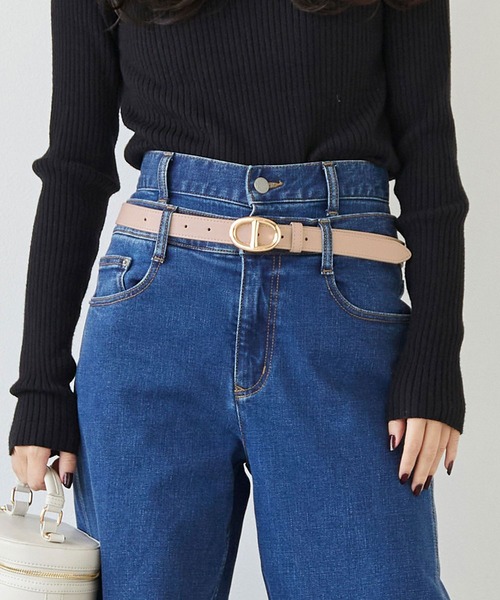 179/WG（イチナナキュウダブルジー）の「ギボシバックルベルト（ベルト・レディース・ブラウン/ブラック/ベージュ・FREE）」の3枚目の写真