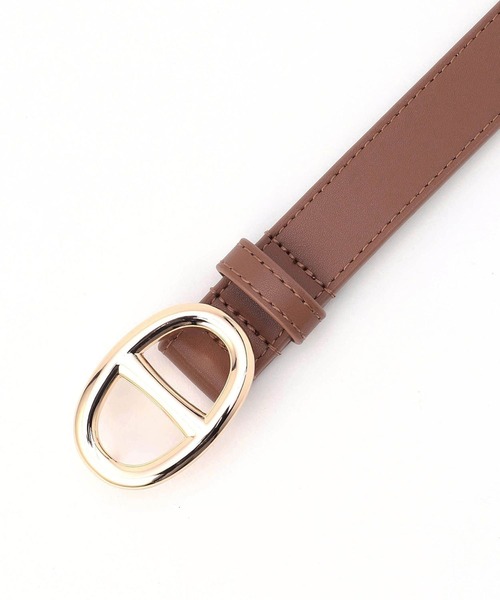 179/WG（イチナナキュウダブルジー）の「ギボシバックルベルト（ベルト・レディース・ブラウン/ブラック/ベージュ・FREE）」の7枚目の写真