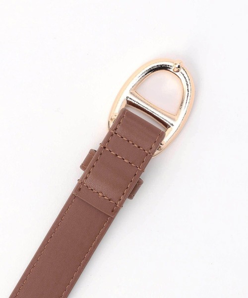 179/WG（イチナナキュウダブルジー）の「ギボシバックルベルト（ベルト・レディース・ブラウン/ブラック/ベージュ・FREE）」の10枚目の写真