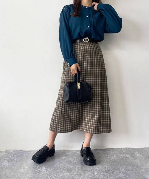 179/WG（イチナナキュウダブルジー）の「ギボシバックルベルト（ベルト・レディース・ブラウン/ブラック/ベージュ・FREE）」の6枚目の写真