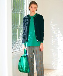 Paulsmith PSポールスミスステッチトリム　ウールベーシックカーディガン PS Paul Smith（ピーエスポールスミス）の「【洗える】ステッチトリム