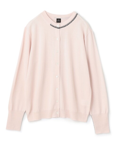 Paulsmith PSポールスミスステッチトリム　ウールベーシックカーディガン PS Paul Smith（ピーエスポールスミス）の「【洗える】ステッチトリム
