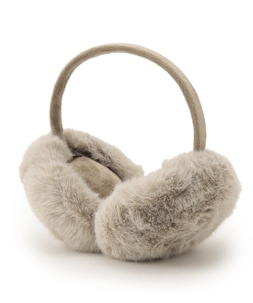 SHOO・LA・RUE（シューラルー）の「◆もふもふコンパクトイヤマフ（イヤーマフ・レディース・マスタード/グレー/ベージュ・00）」の3枚目の写真