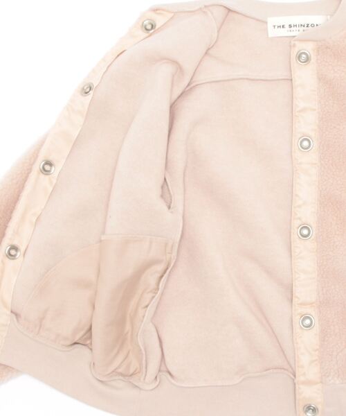 THE SHINZONE(ザ シンゾーン)の「BOA CAPLIN BLOUSON(ブルゾン・レディース・グレー/ホワイト系その他/ブラウン・FREE)」の4枚目の写真